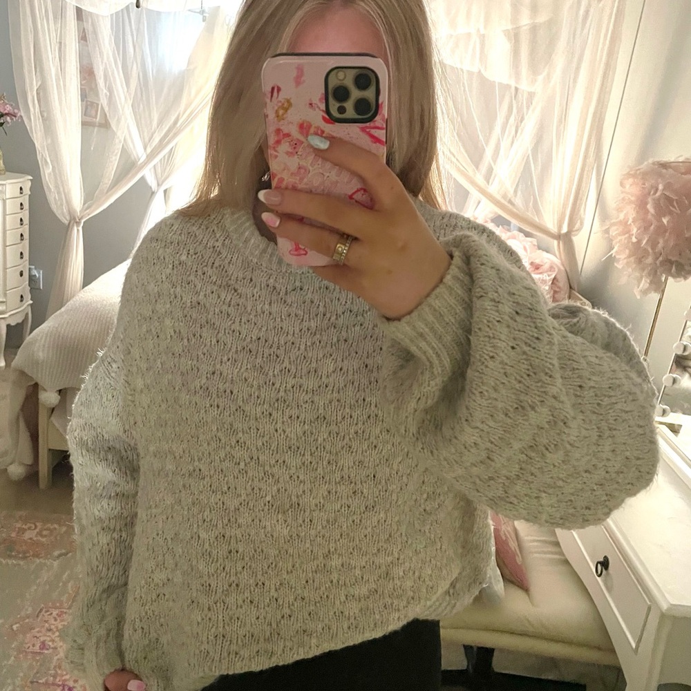 Cozy Gray Women's Sweater